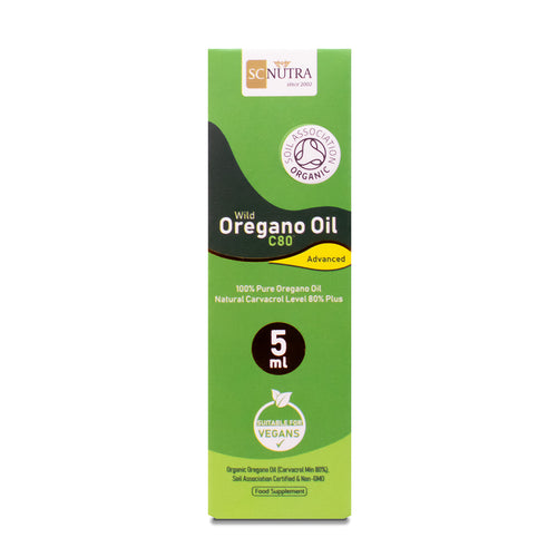Organic Wild Oregano Oil C80 Advanced (Undiluted) 5ml