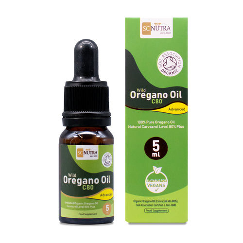Organic Wild Oregano Oil C80 Advanced (Undiluted) 5ml
