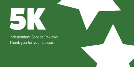 Celebrating 5,000 Service Reviews – Thank You!