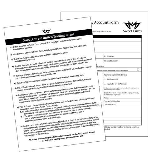 ZPOS019 Consumables New Account Form 2024 (10 Pack)