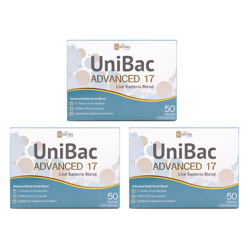 Bundle Offer - UniBac Advanced 17 Live Unified Bacteria Blend (3 Packs)