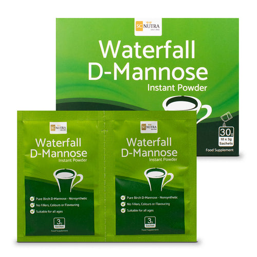 Waterfall D-Mannose Instant 10 Sachets - Perfect for Travel