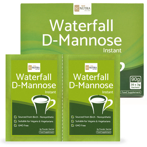 Waterfall D-Mannose Instant Pack and Sachets 30 Servings Value Pack